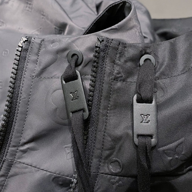 Front view of Louis Vuitton luxury clothing with relaxed-fit cut