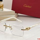 Angled view of Cartier unisex sunglasses