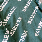 Close-up of Balenciaga designer clothing craftsmanship