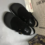 Dior shoes Style 023 - logo and branding close-up (alternate angle)