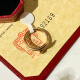 Close-up detail view of Cartier unisex jewelry piece