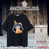 Back view of Moncler luxury clothing with everyday silhouette