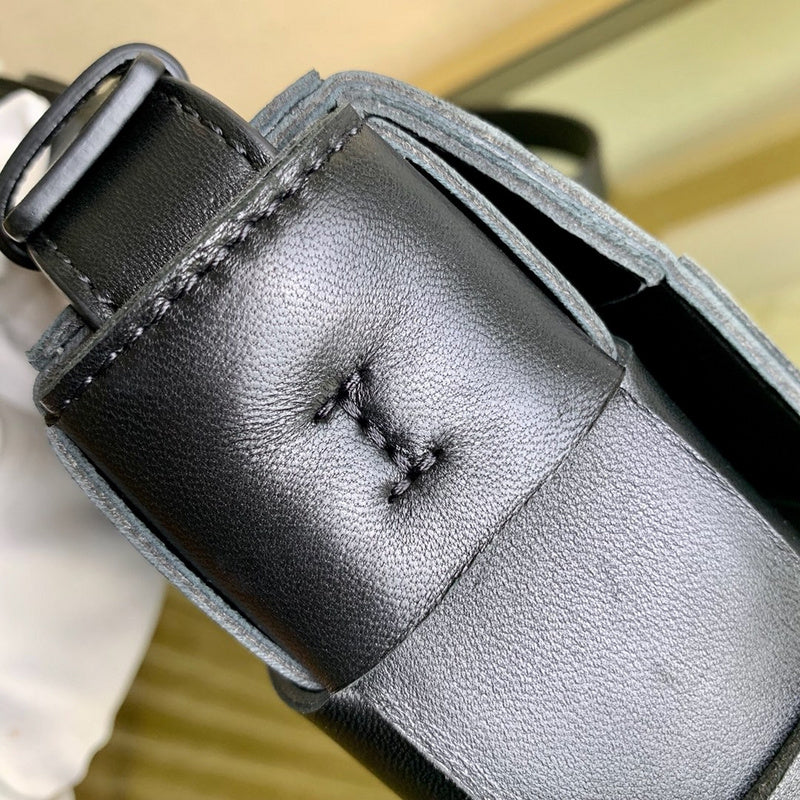 Statement Vegan Leather Handbag - Refined Silhouette | Women's Designer-Inspired Purse #1741 - styled full view (image 7) of designer-inspired handbag