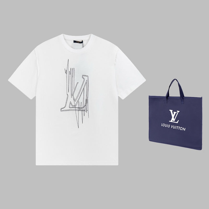 Back view of Louis Vuitton cotton t-shirt with everyday silhouette