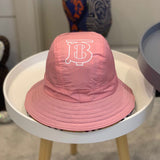 Close-up detail view of Burberry unisex cap