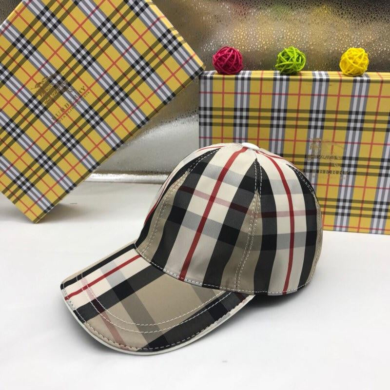Front view of Burberry unisex cap