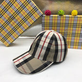 Front view of Burberry unisex cap