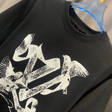 Full styled look of Louis Vuitton cotton t-shirt with tailored silhouette