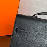 Poised bag shown from front angle