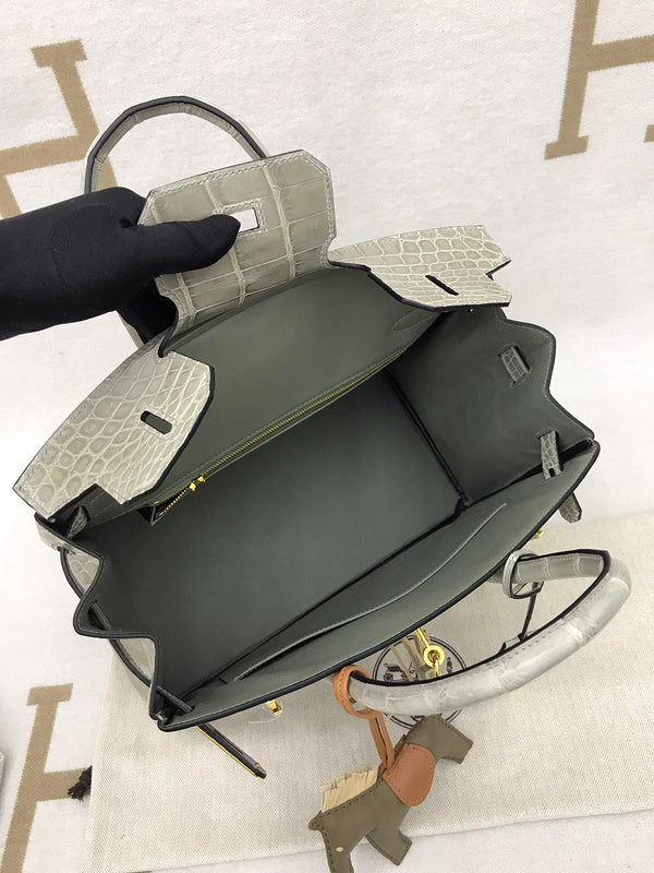 Interior view of structured premium bag