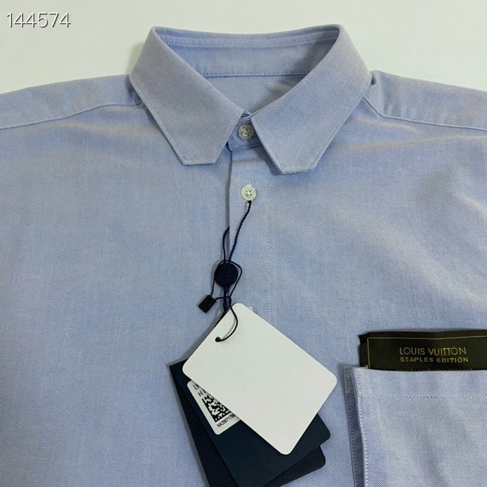 Back view of Louis Vuitton luxury clothing with contemporary cut