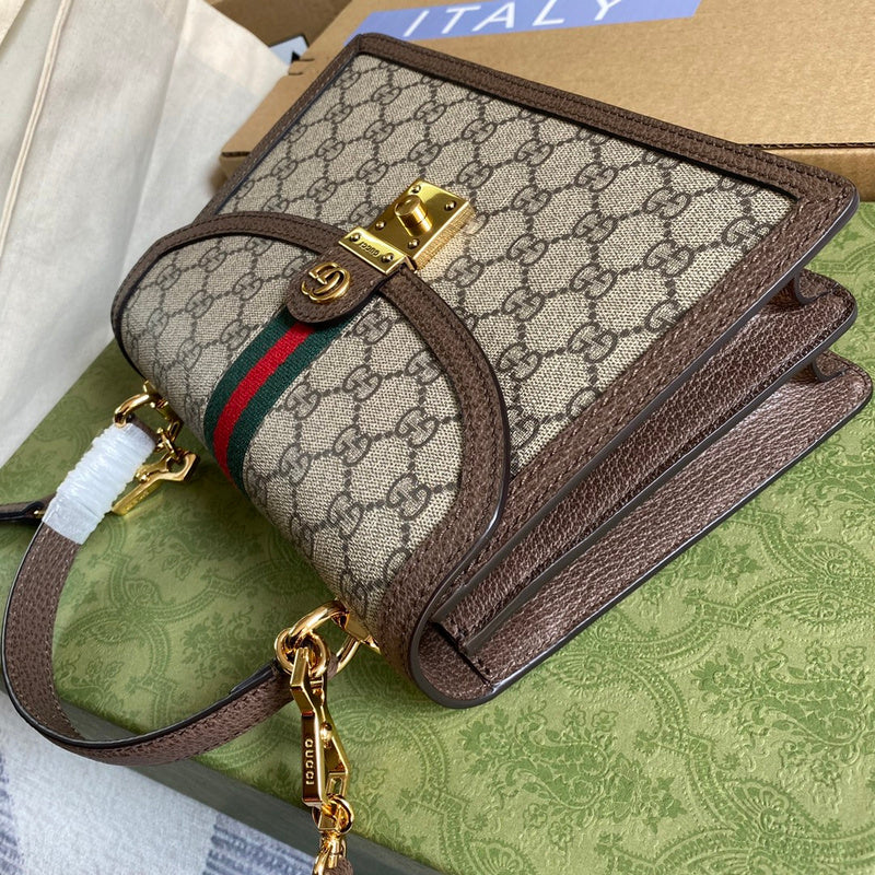 Top view of refined classic women's handbag – women's luxury handbag