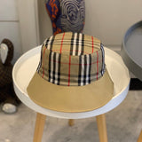 Close-up detail view of Burberry unisex cap