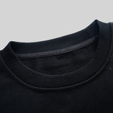 Close-up detail shot of Louis Vuitton luxury clothing with streetwear-inspired cut