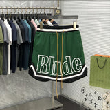 Front view of Rhude luxury clothing with everyday silhouette
