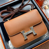 Close-up detail of streamlined bag design