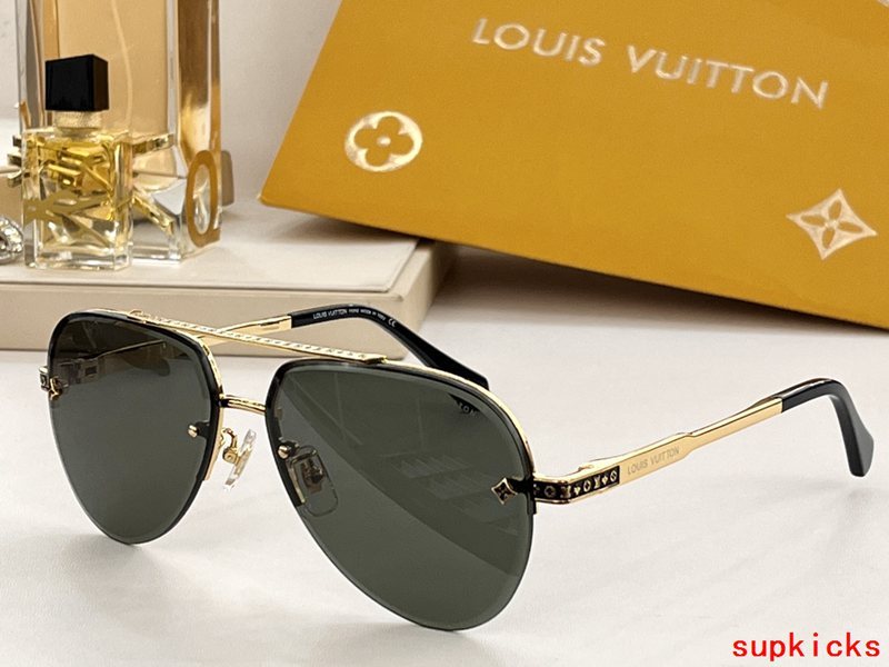 Full view of Louis Vuitton unisex sunglasses