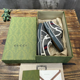 Gucci all-black luxury sneakers view 9 everyday casual design