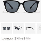 Side view of Louis Vuitton unisex sunglasses