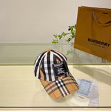 Front view of Burberry unisex cap