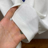 Side profile of Gucci luxury clothing with signature branding
