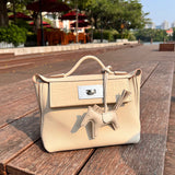 Close-up detail of contemporary bag design