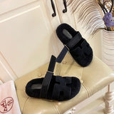 Hermes sandals Style 088 - styled lifestyle view