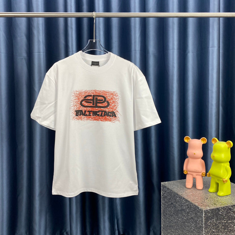 Balenciaga luxury t-shirt detail shot