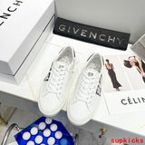 Givenchy Chocolate Brown Chunky Platform Sneakers - Front View