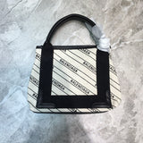 Sophisticated Faux Leather Handbag - Chic Everyday Appeal | Women's Everyday Carry Handbag #756 - back view (image 4) of designer-inspired handbag