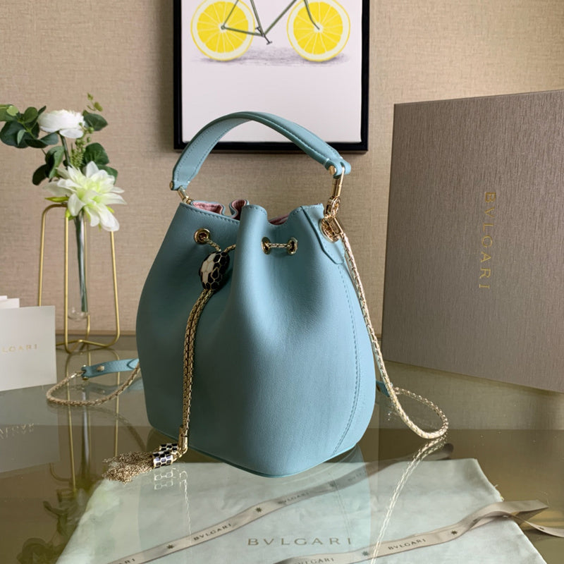 Statement Faux Leather Handbag - Everyday Elegance | Women's Luxury Handbag #1709 - profile view (image 12) of designer-inspired handbag