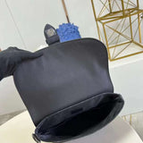Front view of classic sleek women's handbag – women's designer-style accessory