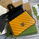 Top view of polished classic women's handbag – women's statement bag