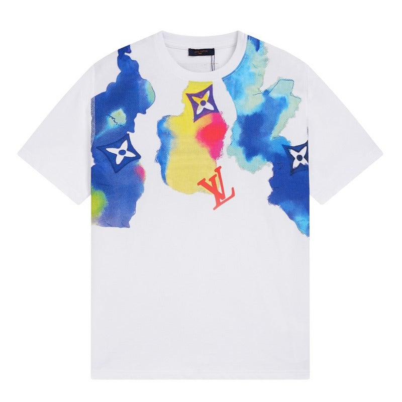 Side profile of Louis Vuitton cotton t-shirt with everyday silhouette