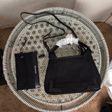 Top view of statement refined women's handbag – women's premium purse