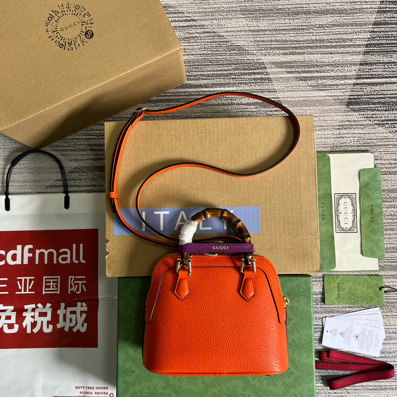 Front view of chic modern women's handbag – women's luxury accessory