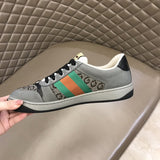 Gucci sneakers detailed view showing premium designer craftsmanship
