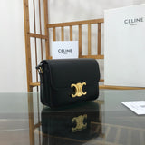 Side profile of structured elevated women's handbag – women's everyday handbag