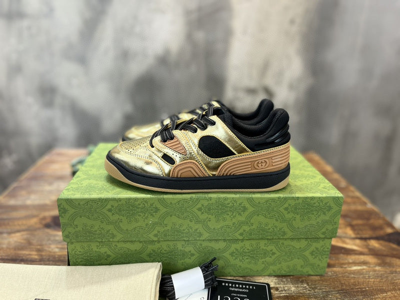 Gucci muted earth tones luxury sneakers view 10 everyday casual design