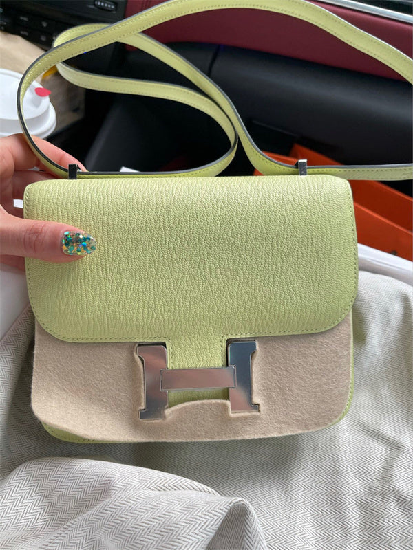 Considered bag shown from front angle