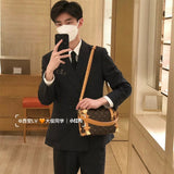  refined top-handle bag styled with outfit 12