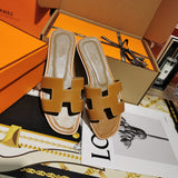 Hermes sandals Style 078 - styled lifestyle view
