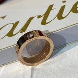 Side view of Cartier unisex jewelry piece