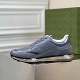 Gucci bold contrast luxury sneakers view 5 breathable knit upper