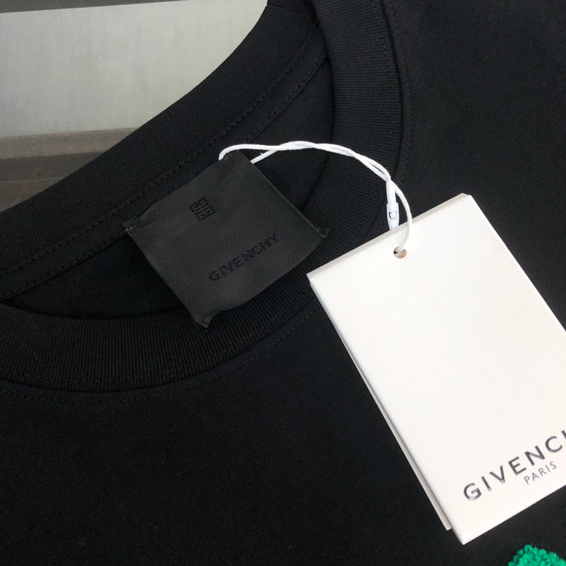Full styled look of Givenchy luxury clothing with relaxed-fit cut