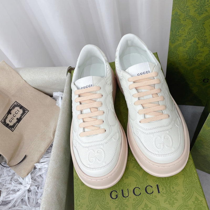 Gucci fresh white-and-black luxury sneakers view 4 sleek tonal finish