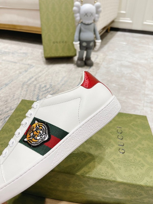 Gucci stone beige luxury sneakers view 5 premium leather build