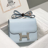 Close-up detail of streamlined bag design