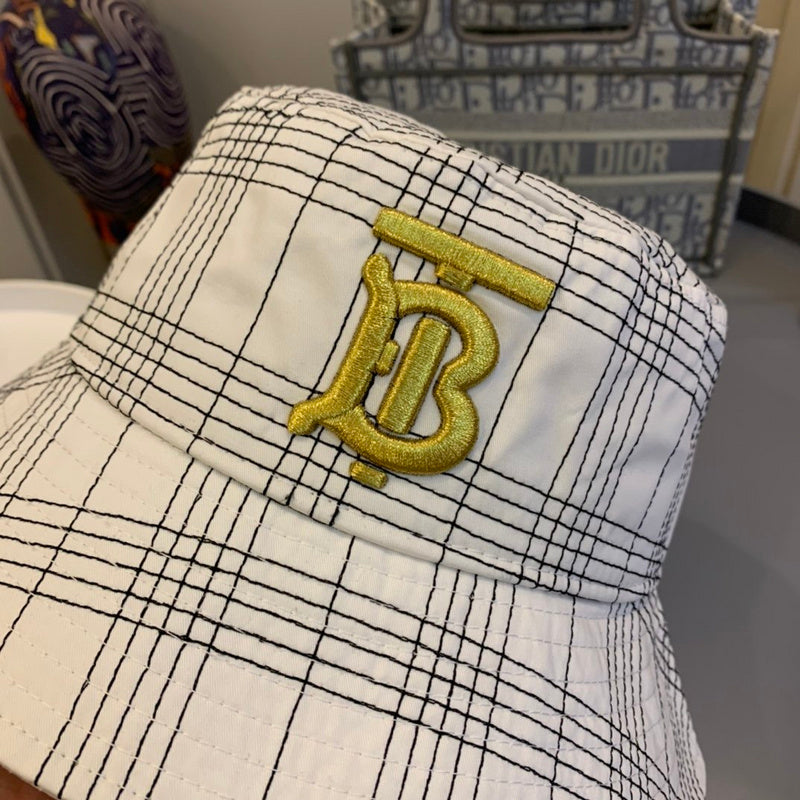 Side view of Burberry unisex cap