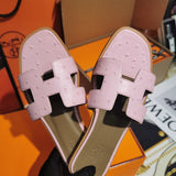 Hermes sandals Style 122 - close-up of premium leather craftsmanship